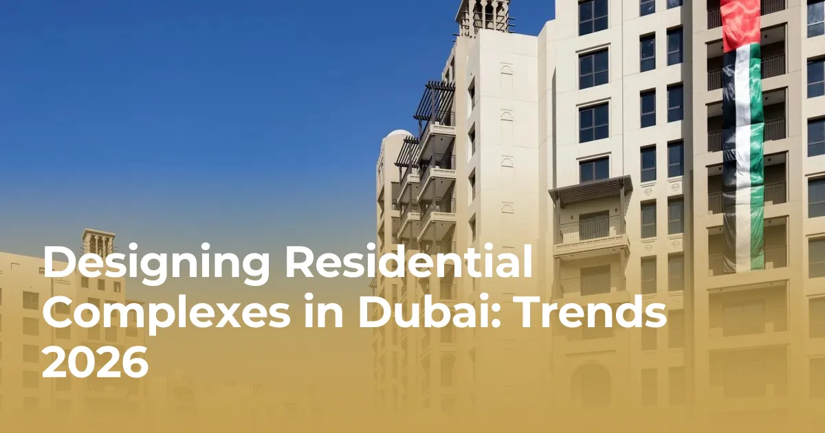 Designing Residential Complexes in Dubai: Trends 2026